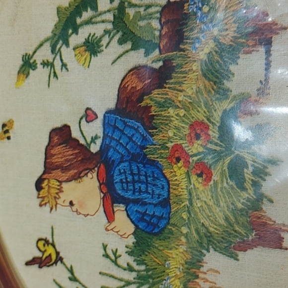 NEW Sealed 1978 Paragon Stitchery/ Embroidery Hummel Boy With Bird Kit - Picture 4 of 8